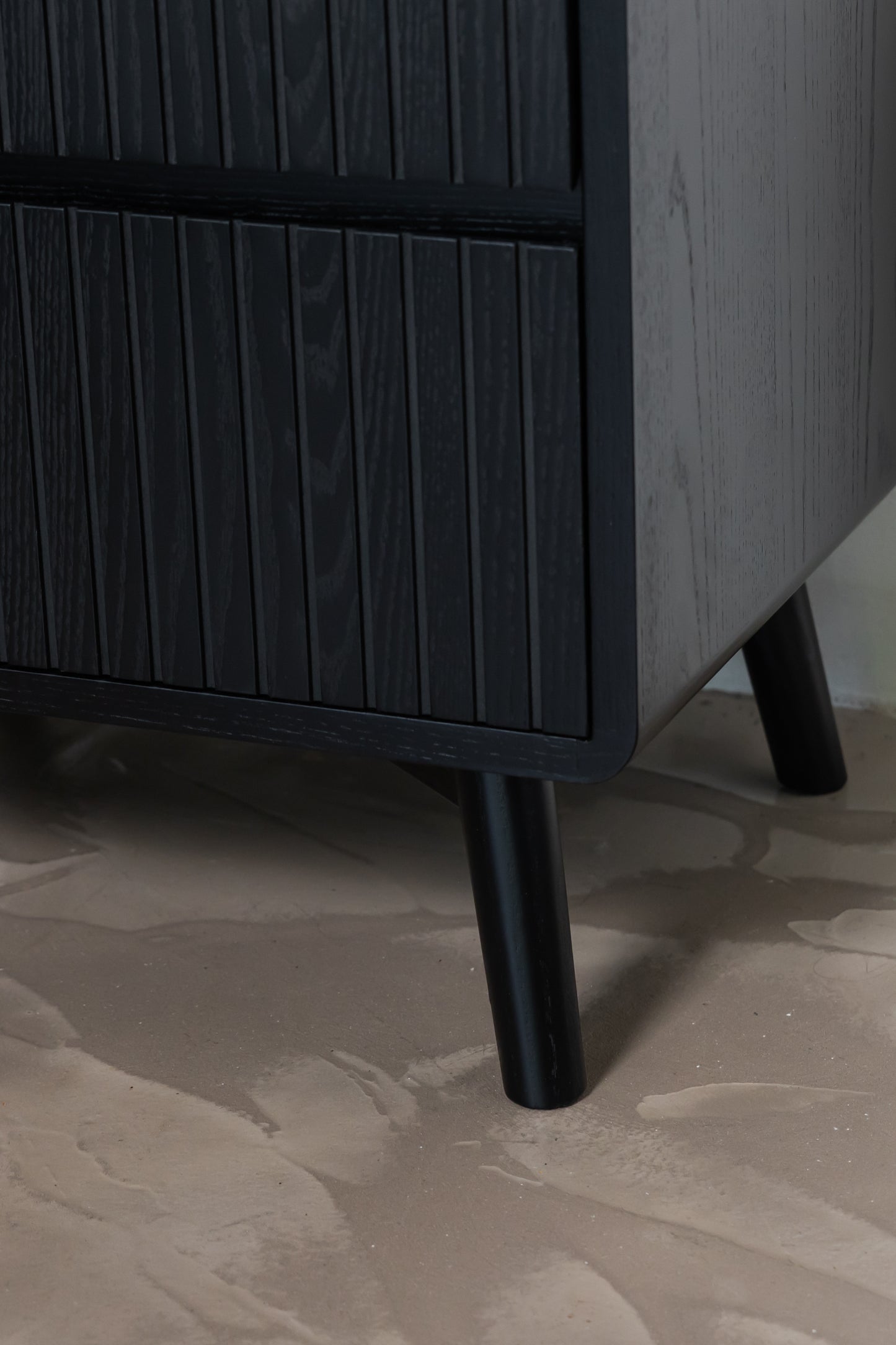 Eriksen black Bedside Table
