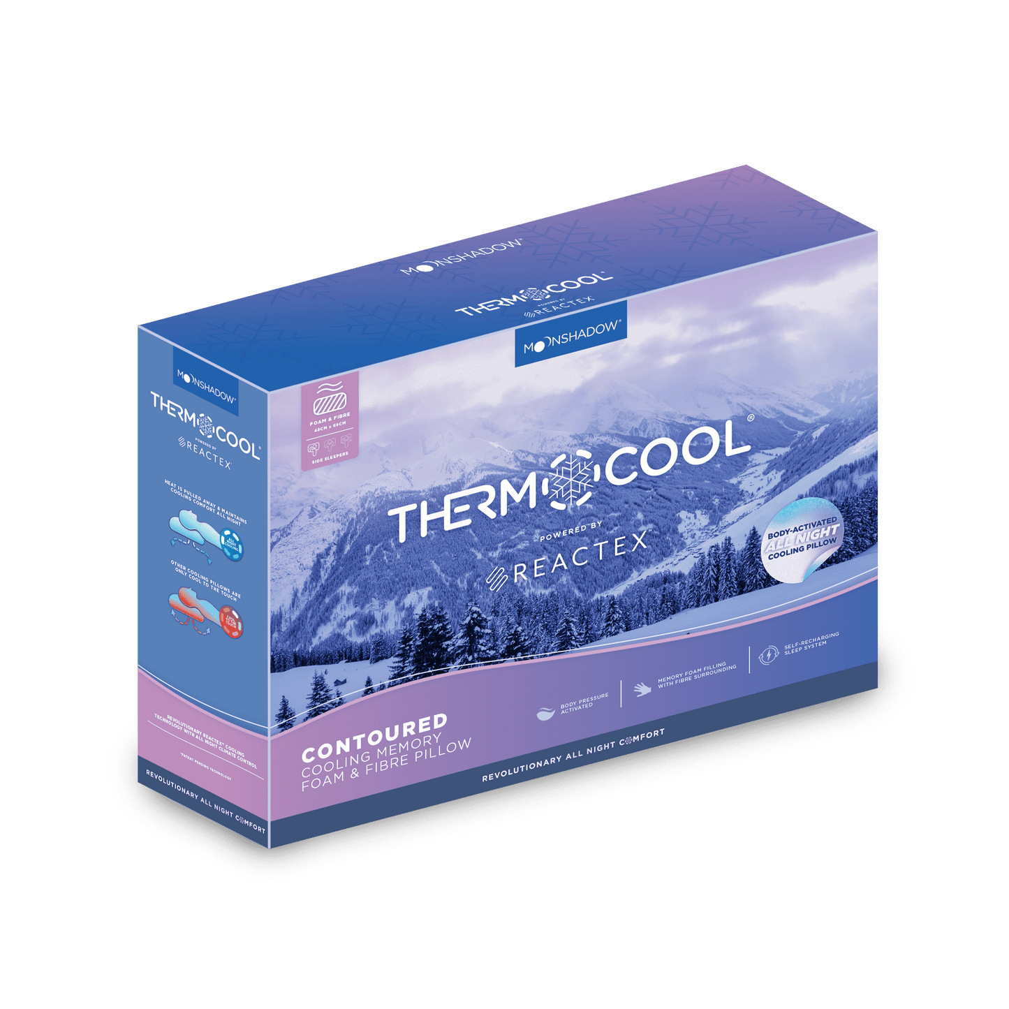 Thermocool® Pillow Range Contoured Pillow