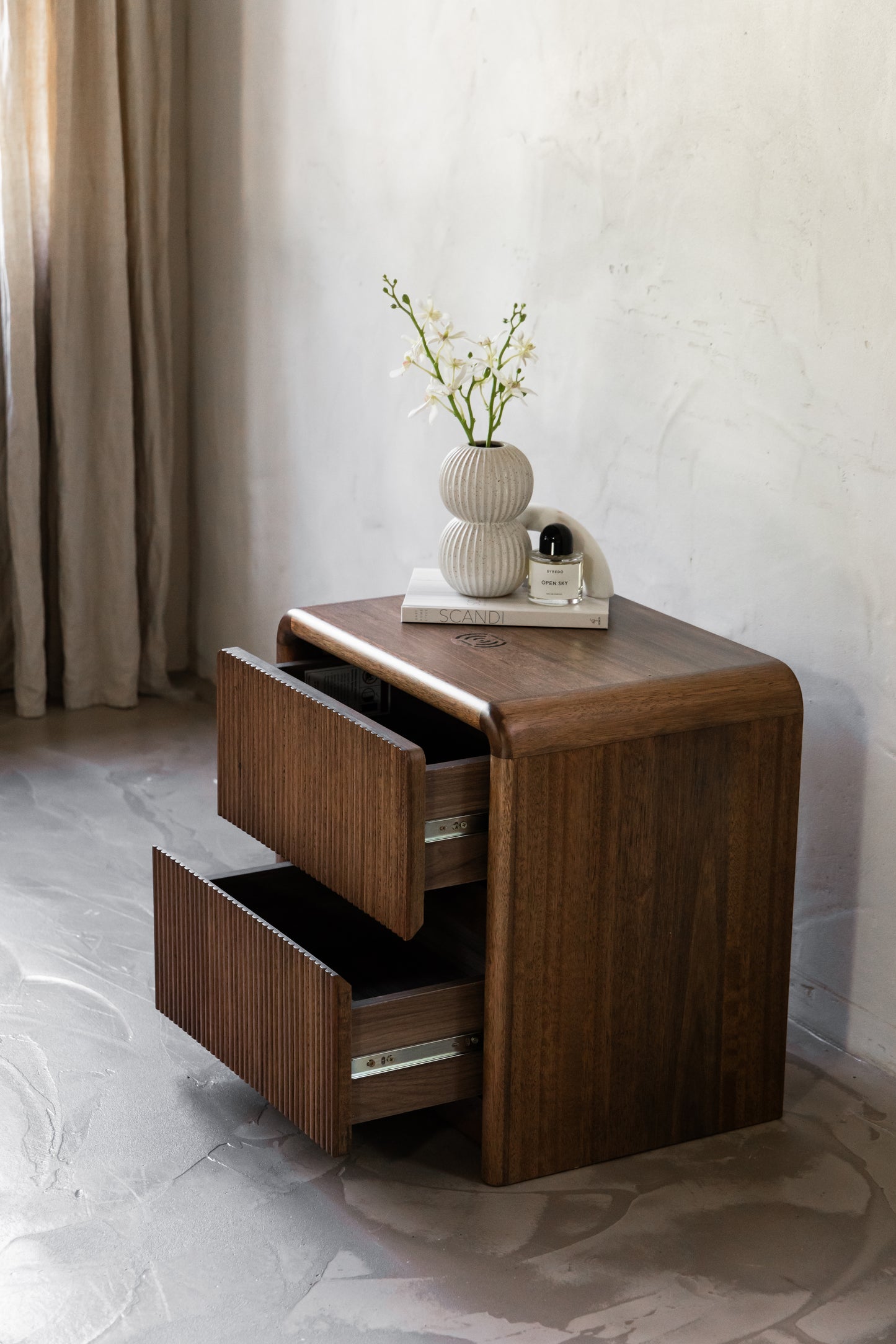 Harrington Timber Bedside Table