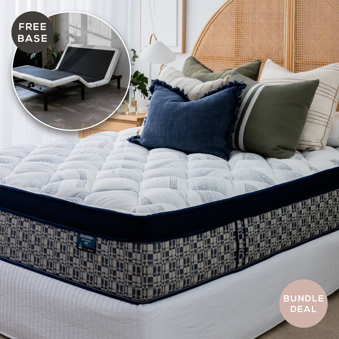 ACA Valour Mattress & iPerform 2000 Adjustable Base - King Bundle Deal