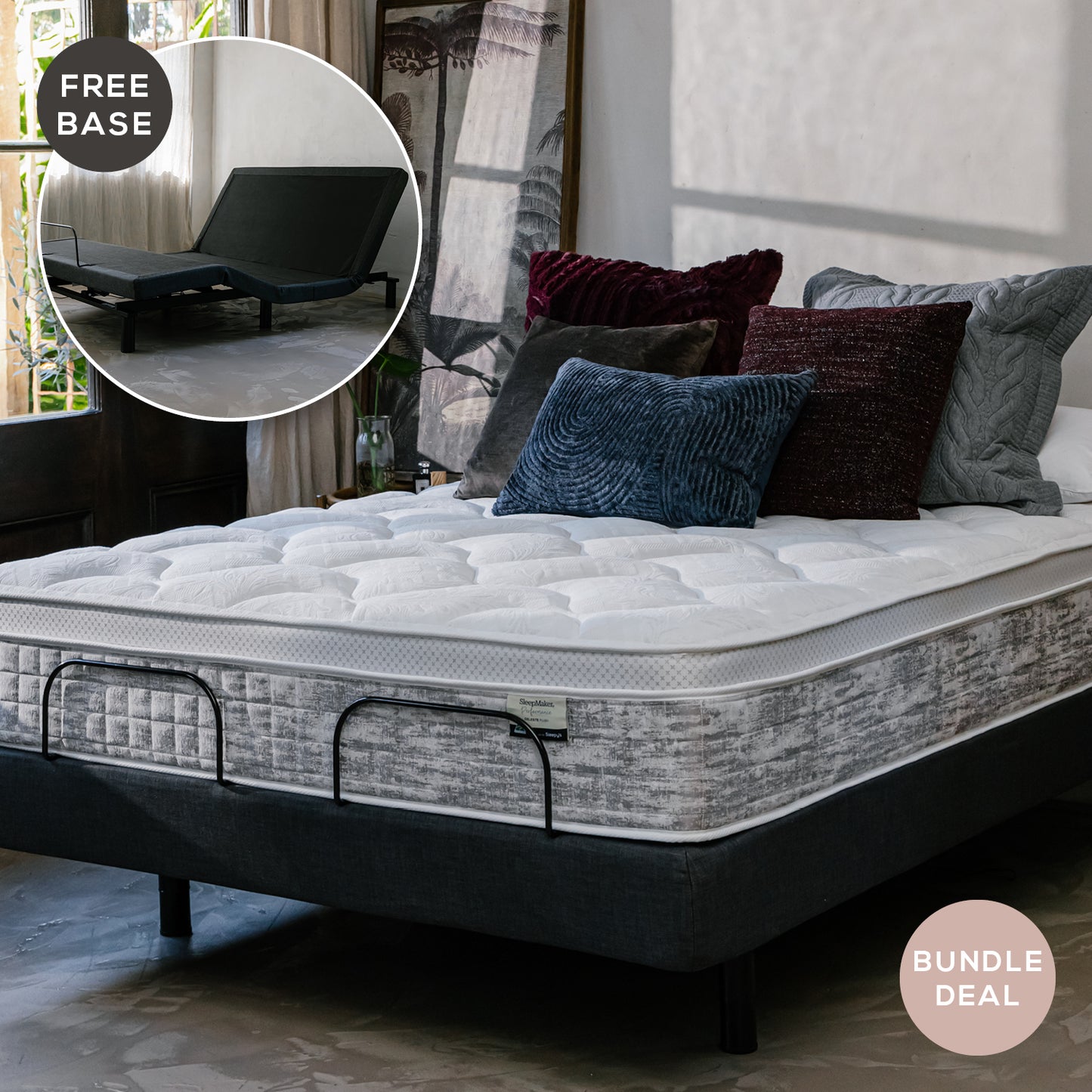 Celeste Mattress & Delta Wave Adjustable Base - King Bundle Deal