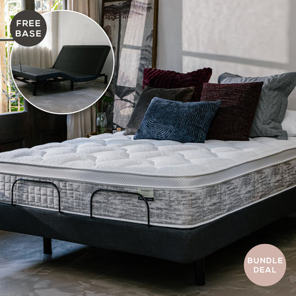 Celeste Mattress & Delta Wave Adjustable Base - King Bundle Deal