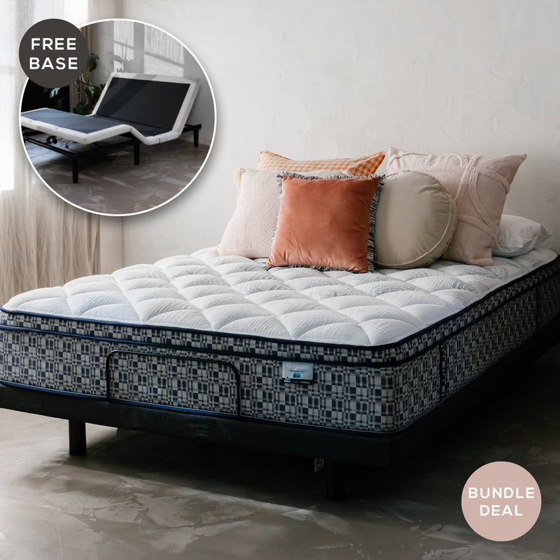 ACA Immerse Mattress & iPerform 2000 Adjustable Base - Queen Bundle Deal