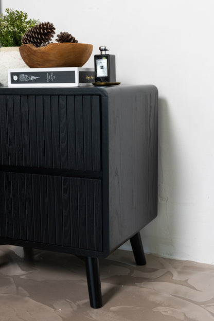 Eriksen black Bedside Table