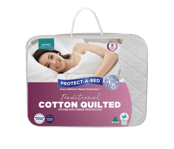cotton Quilted Fitted Mattress Protector
