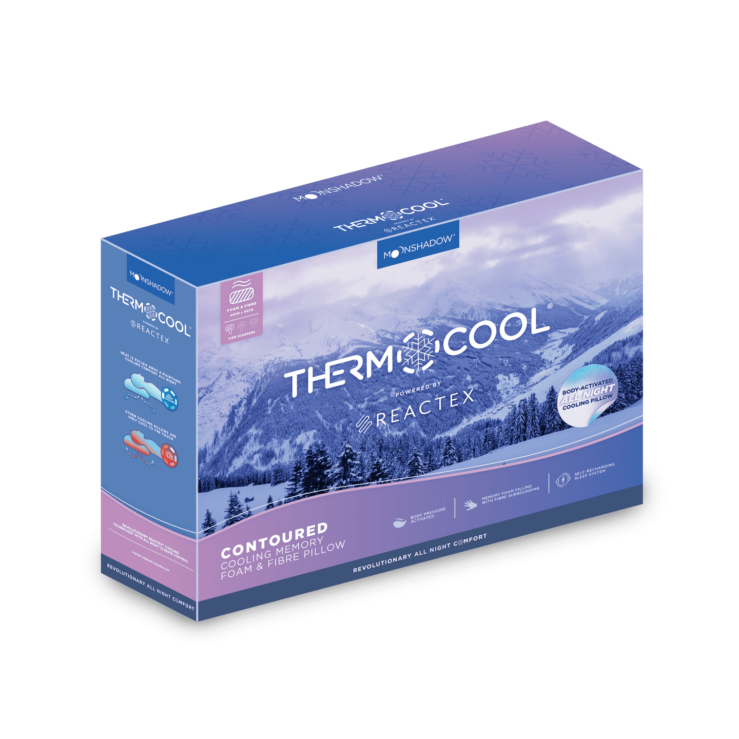Thermocool® Pillow Range Contoured Pillow