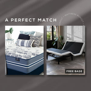 Sports Performance Resolve Mattress & iPerform 2000 Adjustable Base - King Bundle Deal