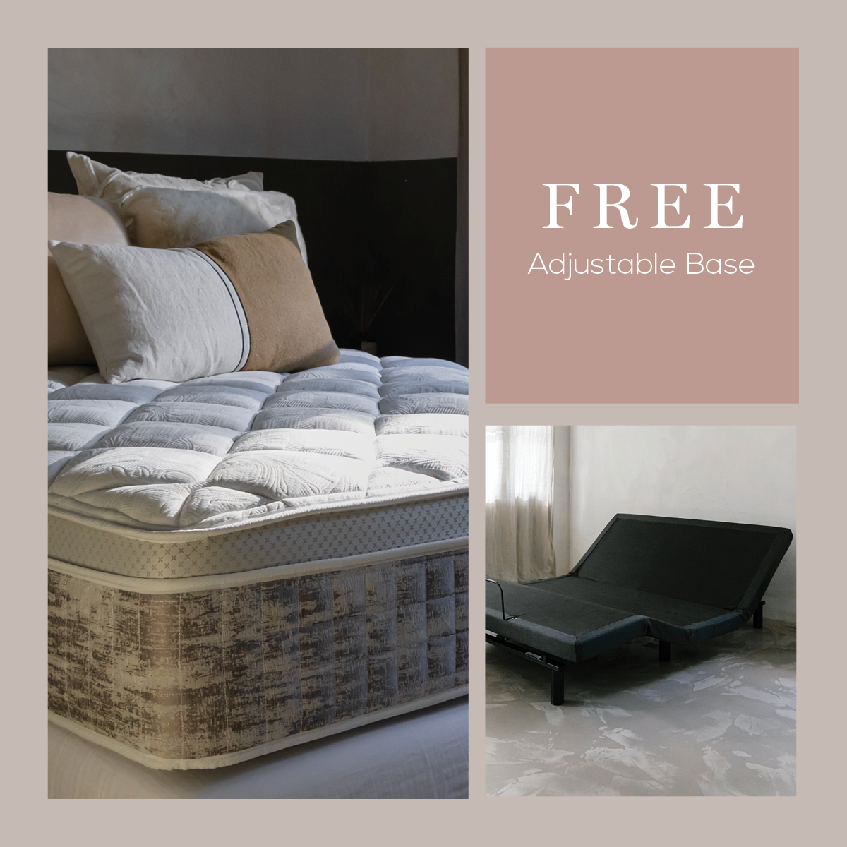 Celeste Mattress & FREE Delta Wave Adjustable Base