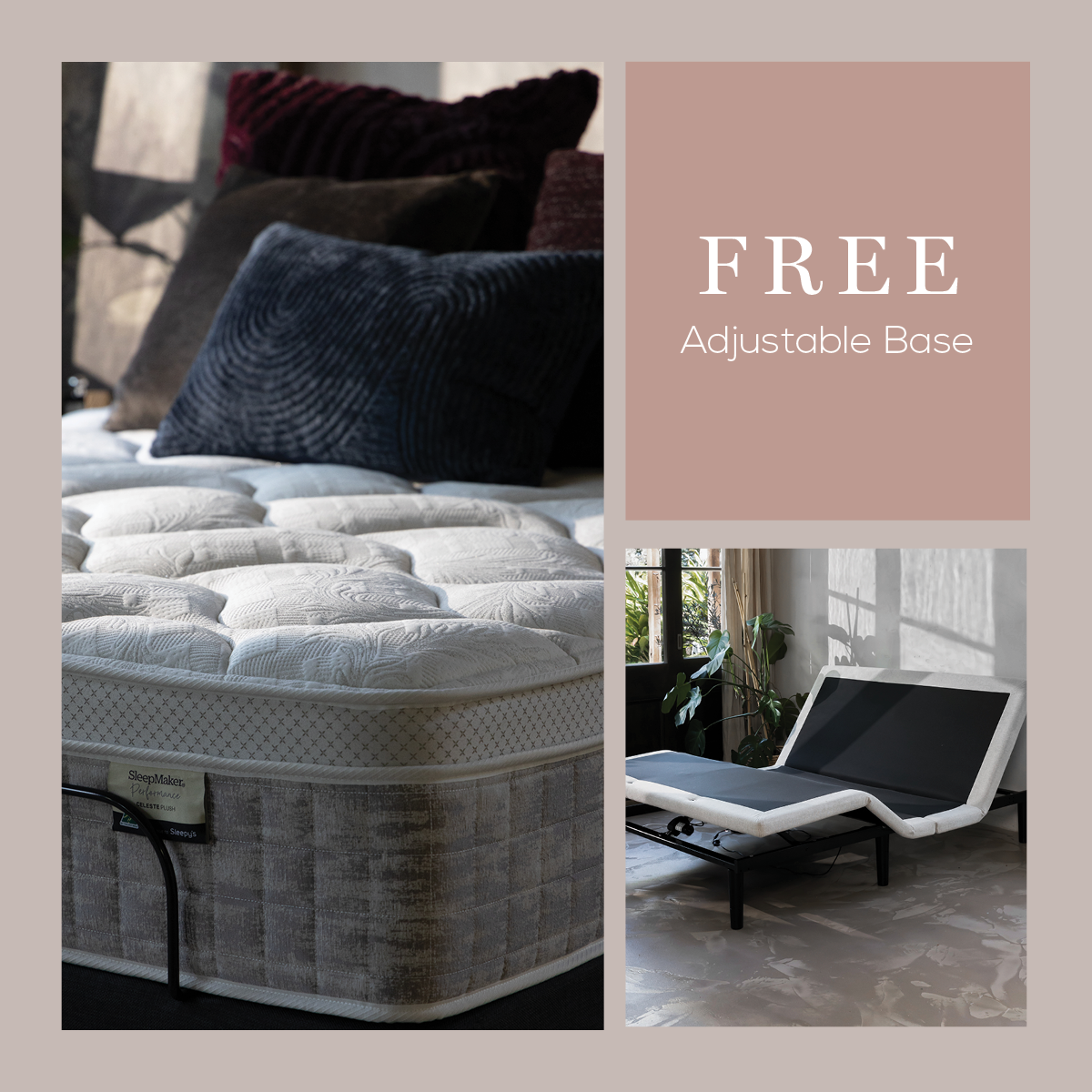 Celeste Mattress & FREE iPerform 2000 Adjustable Base