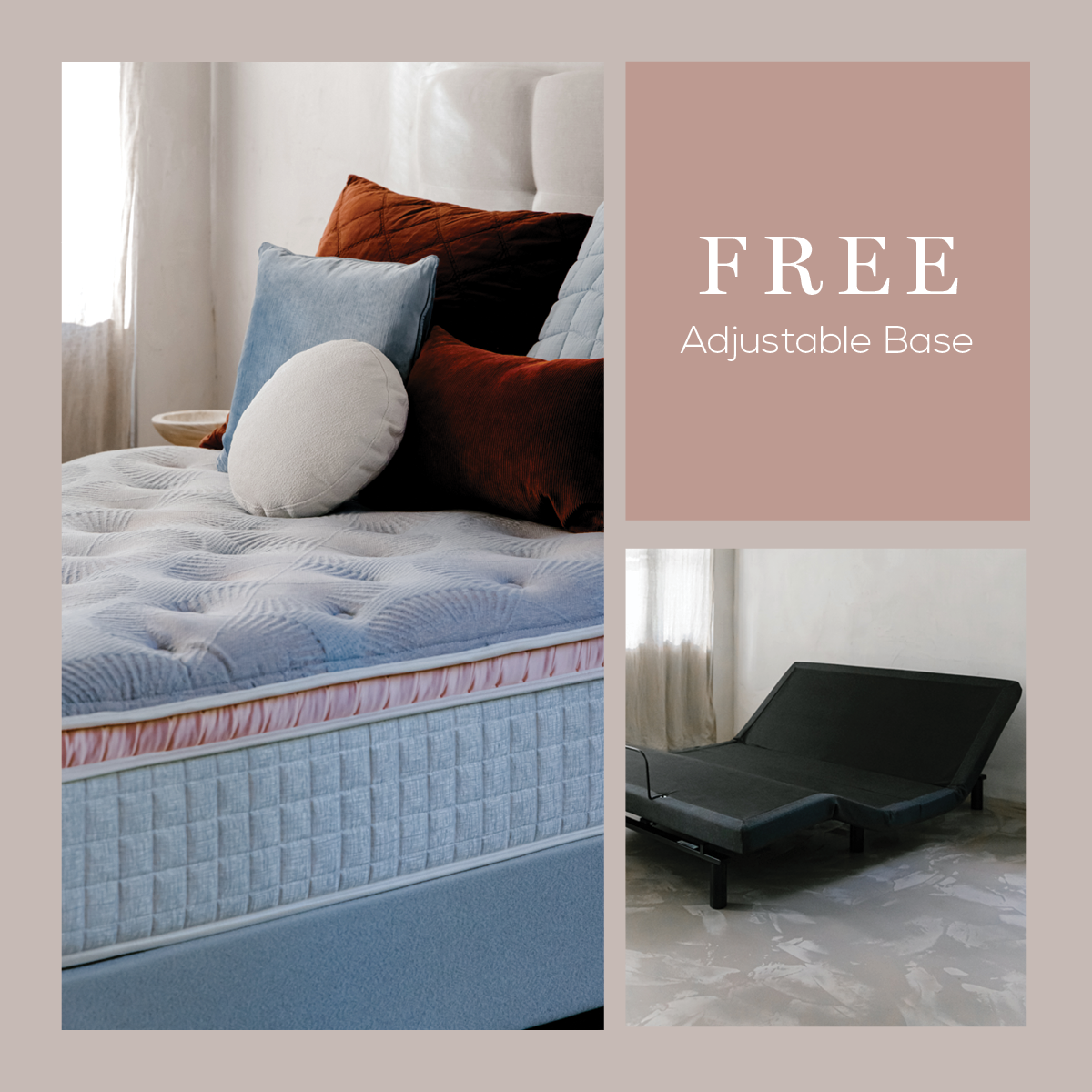 Artemis Mattress & FREE Delta Wave Adjustable Base