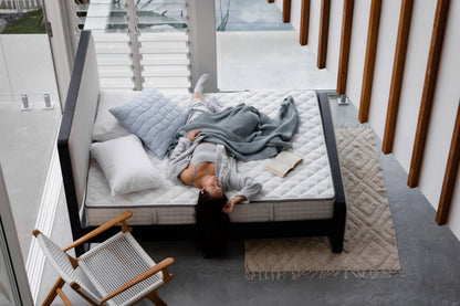 Eriksen Rounded Bedframe & 2 FREE Bedside Tables
