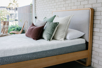 Eriksen Rounded Bedframe & 2 FREE Bedside Tables