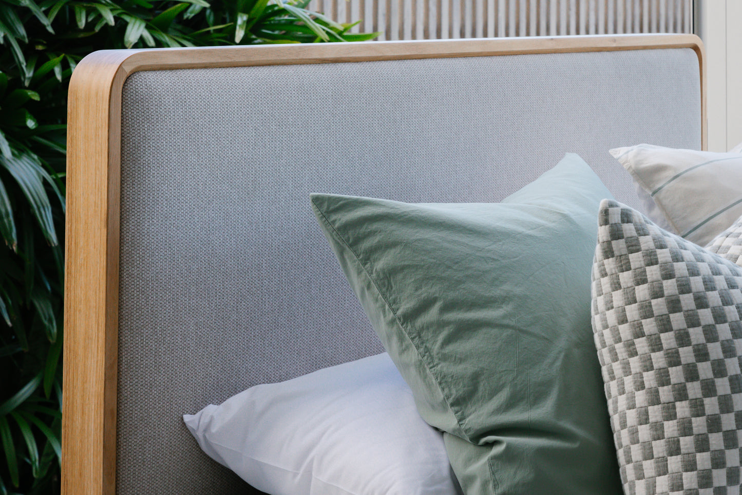 Eriksen Rounded Bedframe & 2 FREE Bedside Tables