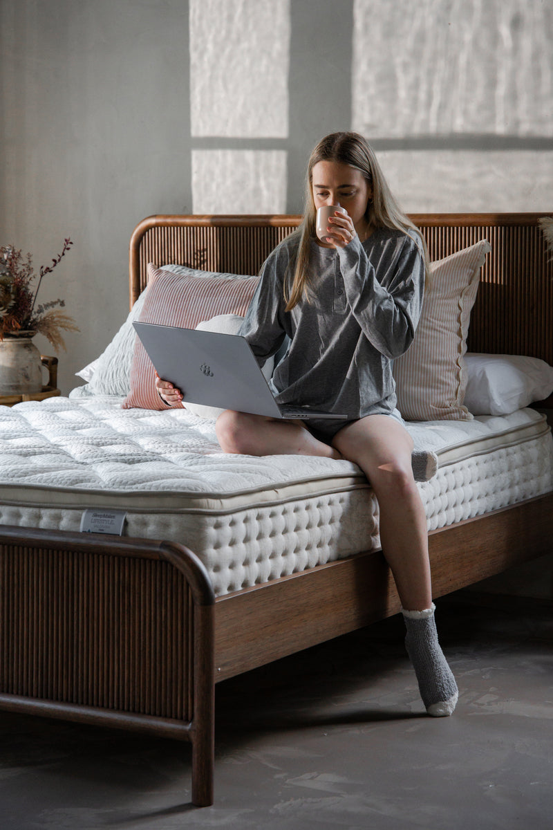 Harrington Bedframe + 2 FREE Bedside Tables