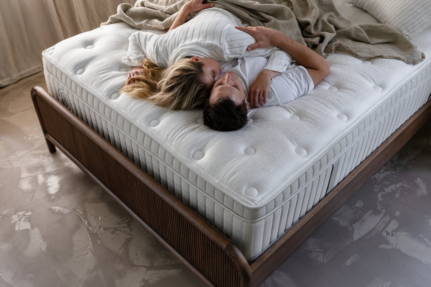 Harrington Bedframe + 2 FREE Bedside Tables