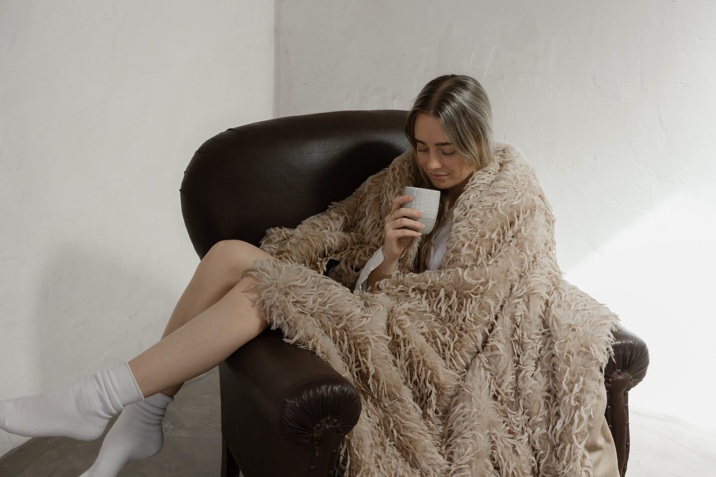 Emu Eggshell Throw