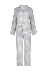 Cassia Grey Check Brushed cottonSet