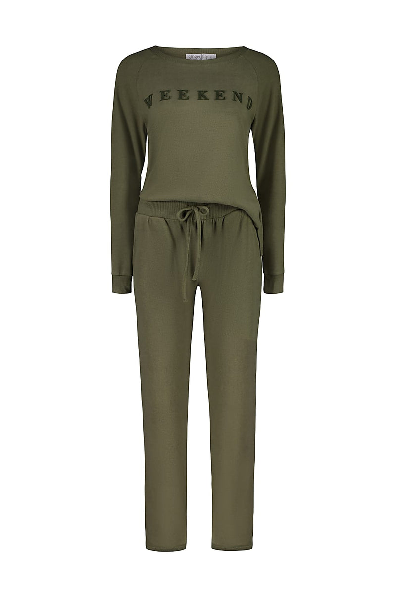 Ilaria Olive Weekend Set