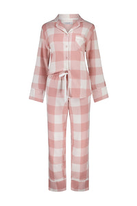 Saffron Pink Check cottonSet