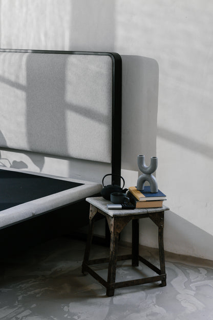 Eriksen Rounded Bedframe & 2 FREE Bedside Tables