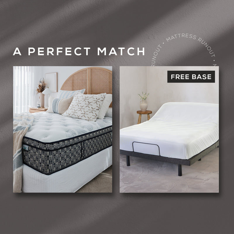 ACA Immerse Mattress & Delta Wave Adjustable Base - King Bundle Deal