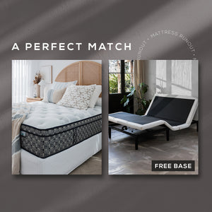 ACA Immerse Mattress & iPerform 2000 Adjustable Base - King Bundle Deal