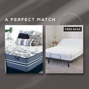 Sports Performance Resolve Mattress & Delta Wave Adjustable Base - King Bundle Deal
