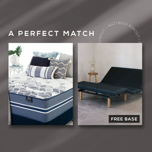 Sports Performance Resolve Mattress & Leo Adjustable Base - King Bundle Deal