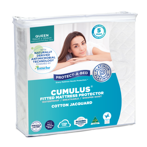 Cumulus™ Cotton Jacquard Fitted Mattress Protector